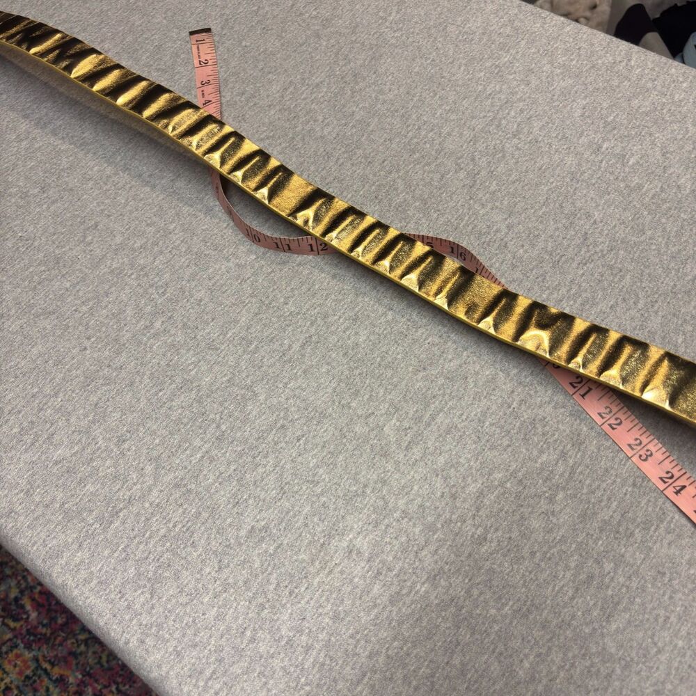 NWT Gold Textured Ruffled Belt 2XL - Picture 7 of 10